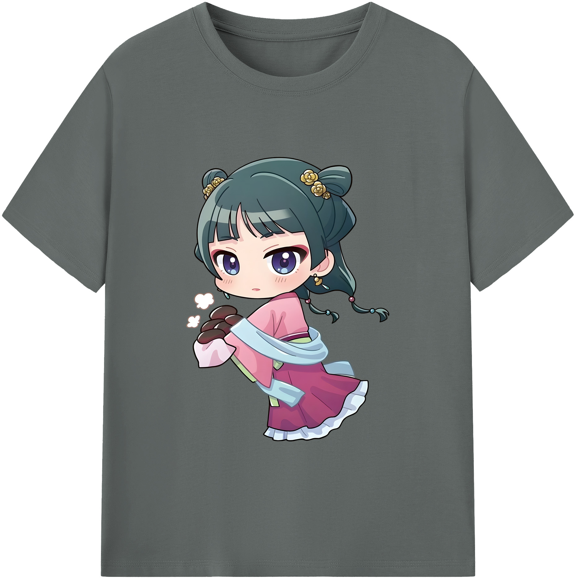 （画像用） 薬屋のひとりごと The Apothecary Diaries 綿100％ メンズ半袖Tシャツ｜肌触りやわらか＆通気性